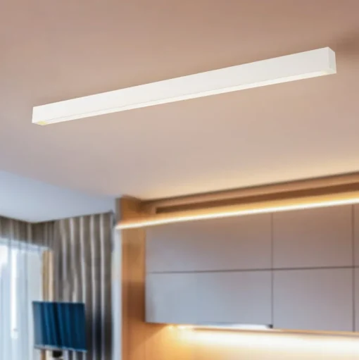 Plafondlamp Straight wit 122 cm