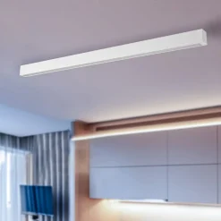 Plafondlamp Straight wit 122 cm