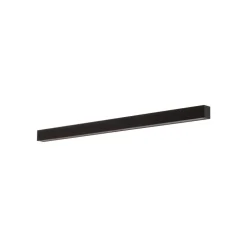 Plafondlamp Straight zwart 122 cm