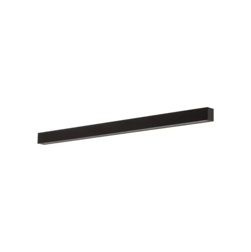 Plafondlamp Straight zwart 122 cm