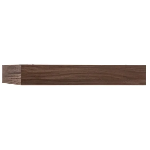 Plafondlamp Tromsö, walnoot, 50 x 50 cm, hout/glas