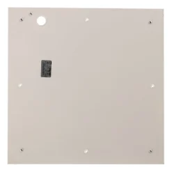 Plafondlamp Tromsö, walnoot, 50 x 50 cm, hout/glas