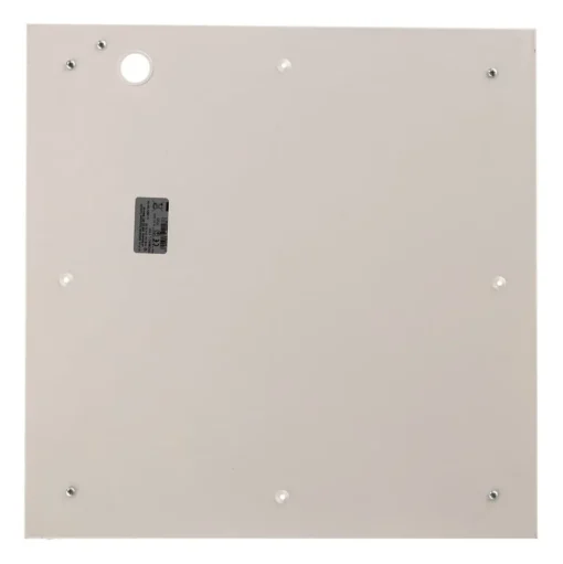 Plafondlamp Tromsö, walnoot, 50 x 50 cm, hout/glas