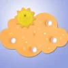 Plafondlamp Wolke SONNE met LED's