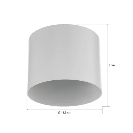 Plafondspot Bot, wit, 1-lamp