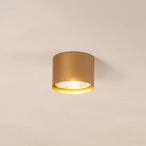 Plafondspot Chloe vast, goud