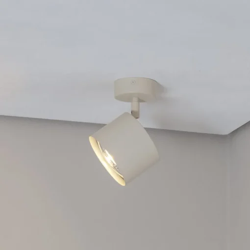 Plafondspot Chloe verstelbaar 1-lamp, beige