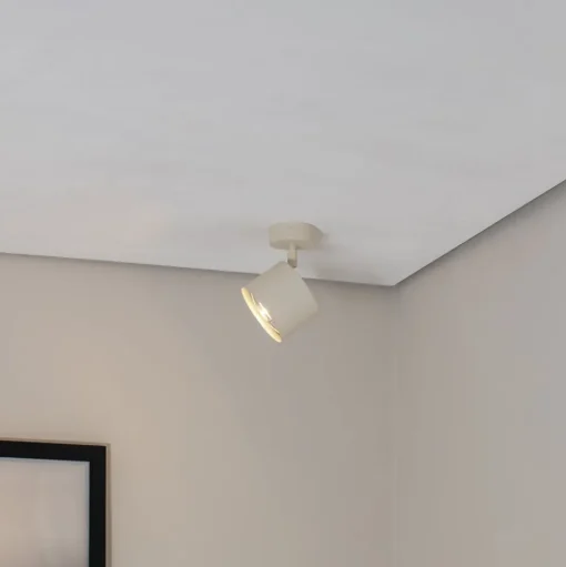 Plafondspot Chloe verstelbaar 1-lamp, beige