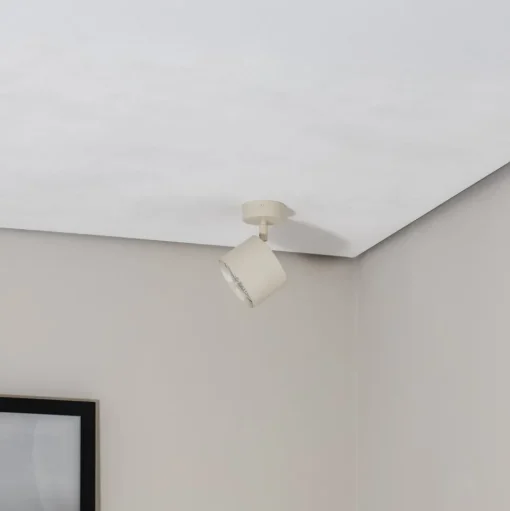Plafondspot Chloe verstelbaar 1-lamp, beige