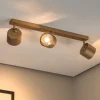 Plafondspot Chloe verstelbaar 3-lamps, goud