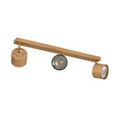 Plafondspot Chloe verstelbaar 3-lamps, goud
