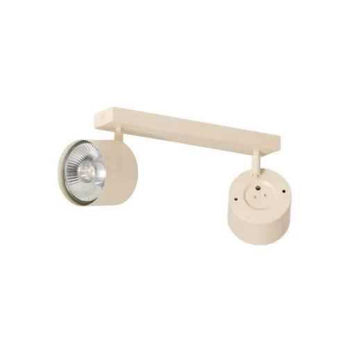 Plafondspot Chloe verstelbaar 2-lamps, beige