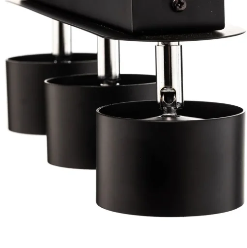 Plafondspot Cloudy 3-lamps zwart