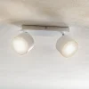 Plafondspot Cloudy 2-lamps wit