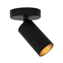 Plafondspot Clubs, 1-lamp, zwart