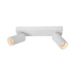Plafondspot Clubs, 2-lamps, wit