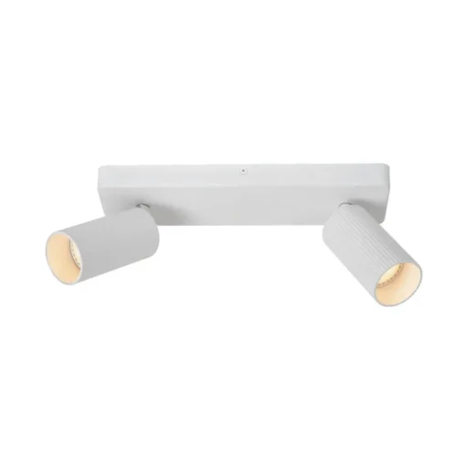 Plafondspot Clubs, 2-lamps, wit