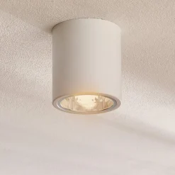 Plafondspot downlight Round in wit, Ø 13,3 cm
