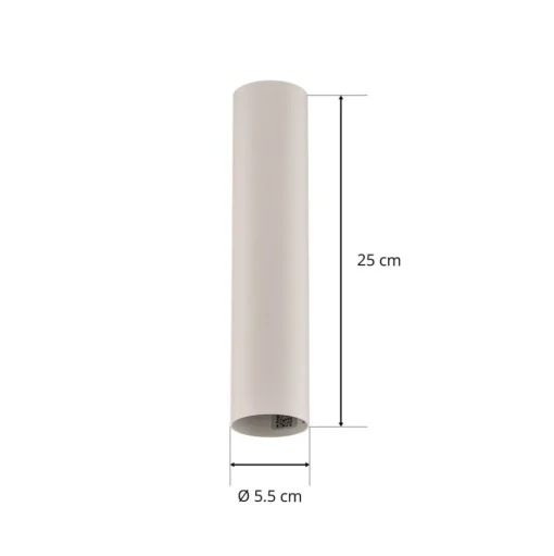 Plafondspot Eye, hoogte 25 cm, wit