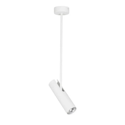 Plafondspot Eye Super, hoogte 58 cm, wit