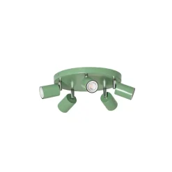 Plafondspot Fun, lichtgroen, Ø 30 cm, verstelbaar, GU10