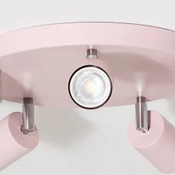 Plafondspot Fun, roze, Ø 30 cm, verstelbaar, GU10