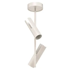 Plafondspot Leda 2, 2-lamps, wit