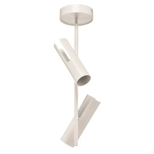 Plafondspot Leda 2, 2-lamps, wit