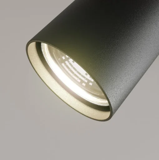 Plafondspot Leda 2, 2-lamps, zwart