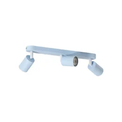 Plafondspot Livia, lichtblauw, 52 cm, 3-lamps, metaal, GU10