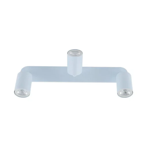 Plafondspot Livia, lichtblauw, 52 cm, 3-lamps, metaal, GU10
