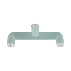 Plafondspot Livia, mintgroen, 52 cm, 3-lamps, metaal, GU10