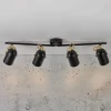 Plafondspot Lotus met 2 armen, 4-lamps