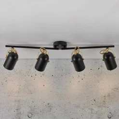 Plafondspot Lotus met 2 armen, 4-lamps