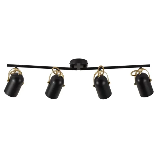 Plafondspot Lotus met 2 armen, 4-lamps