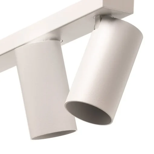 Plafondspot Mono VI in wit, 6-lamps