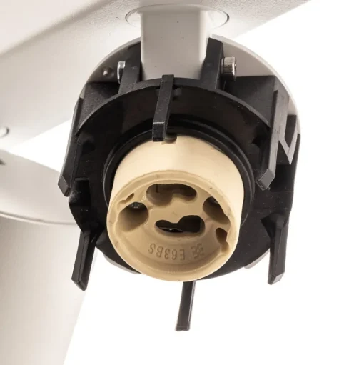 Plafondspot Mono VI in wit, 6-lamps