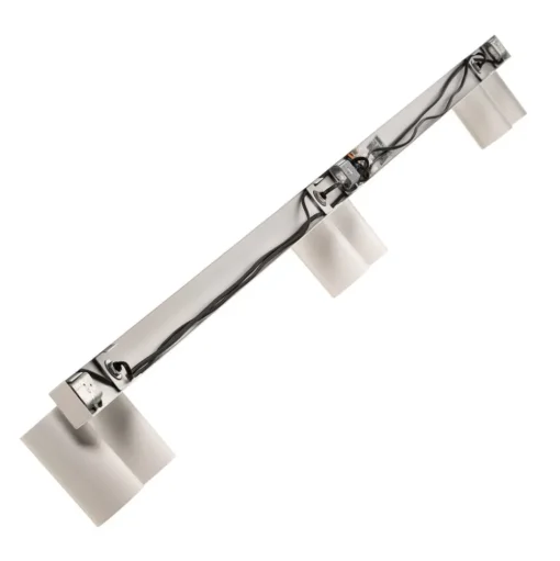 Plafondspot Mono VI in wit, 6-lamps