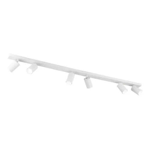 Plafondspot Sean 6-lamps, wit