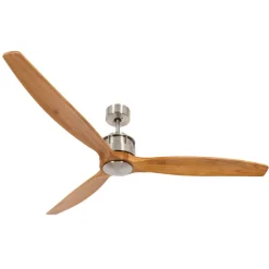 Plafondventilator Airfusion Akmani, stil, teak/chroom