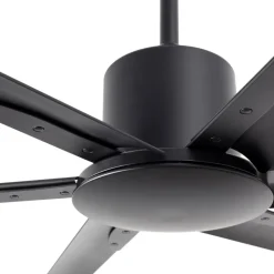 Plafondventilator Andros XL, grote ruimte, zwart