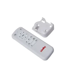 Plafondventilator Aulo, zwart, DC, stil, Ø 123 cm