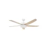 Plafondventilator Beacon met licht Louisville, wit, stil