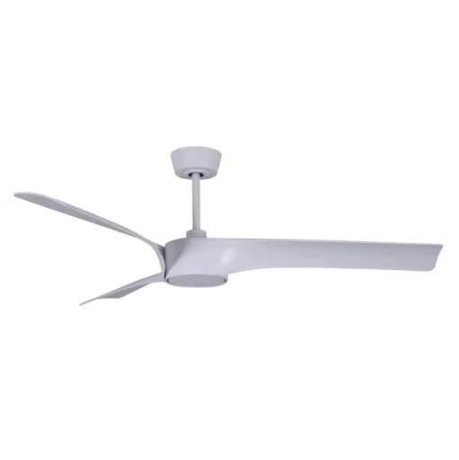 Plafondventilator Beacon met licht Line, wit, Ø 132 cm stil