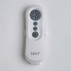 Plafondventilator Beacon met licht Line zwart 132 cm stil