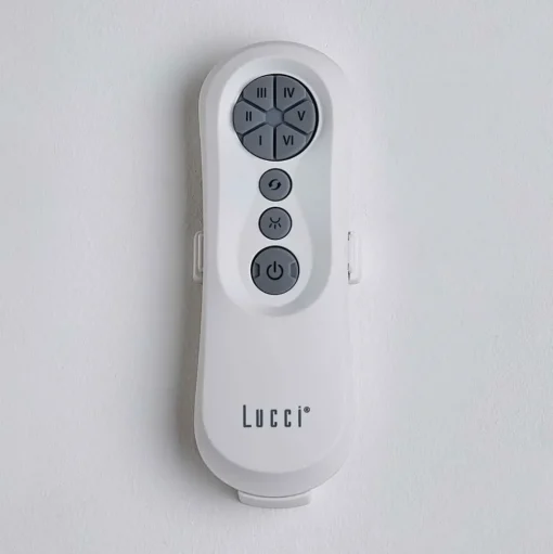 Plafondventilator Beacon met licht Line zwart 132 cm stil
