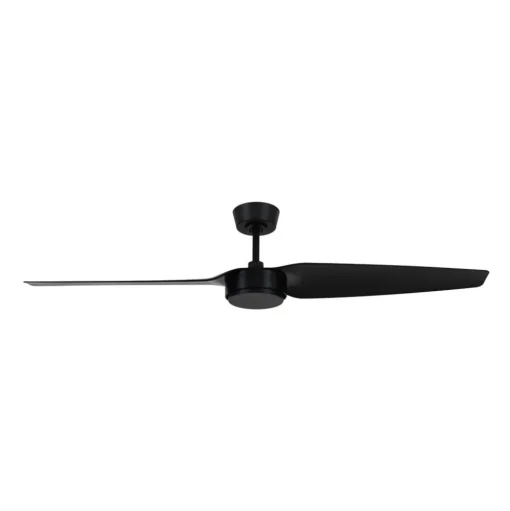 Plafondventilator Condor zwart DC stil Ø 137 cm