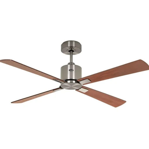 Plafondventilator Eco Concept 132cm chroom/hout