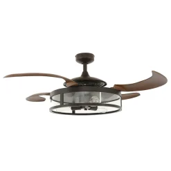 Plafondventilator Fanaway Classic licht brons stil
