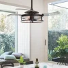 Plafondventilator Fanaway Classic licht zwart geruisloos